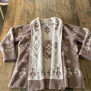 Aztec Pattern Cardigan Sweater
